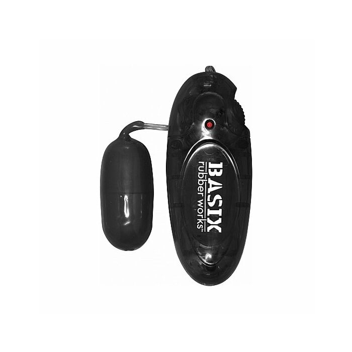 Basix gelée noire vibrateur oeuf