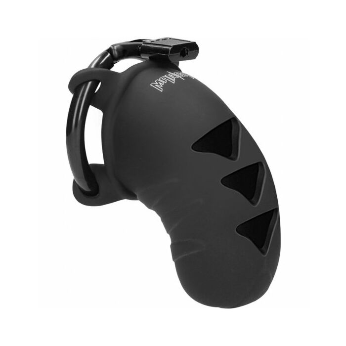 Dispositivo de castidad modelo 07 de silicona 7,8cm - negro