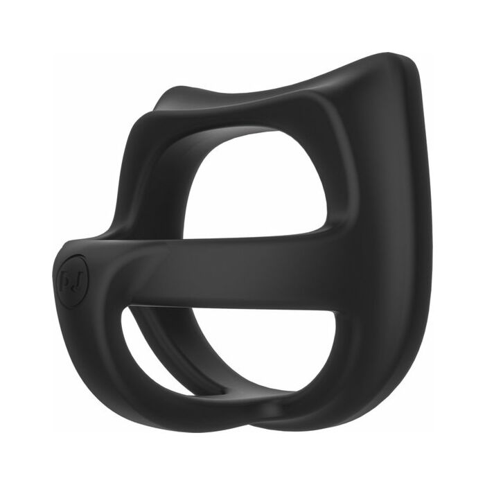 Cock jock arnés silicona negro