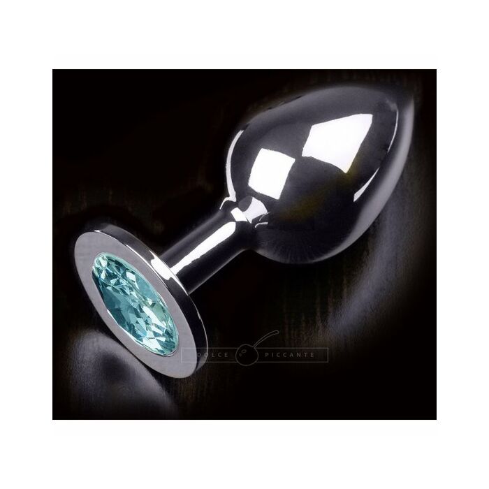 Branchez bijoux anal grand argent / turquoise