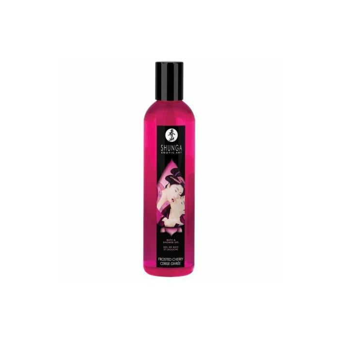Shunga gel bain douche cerise