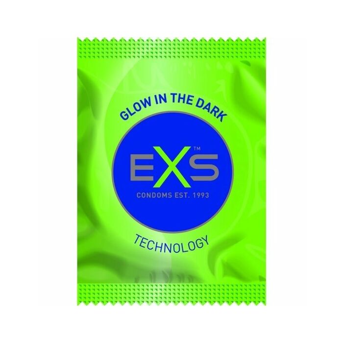 Exs - Préservatif fluorescent - paquet de 100