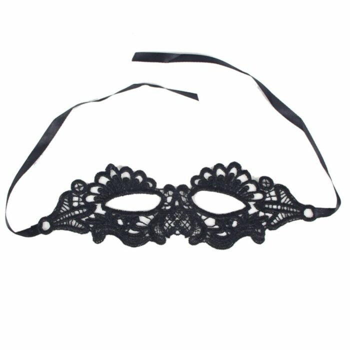 Masque noir Queen lingerie taille unique
