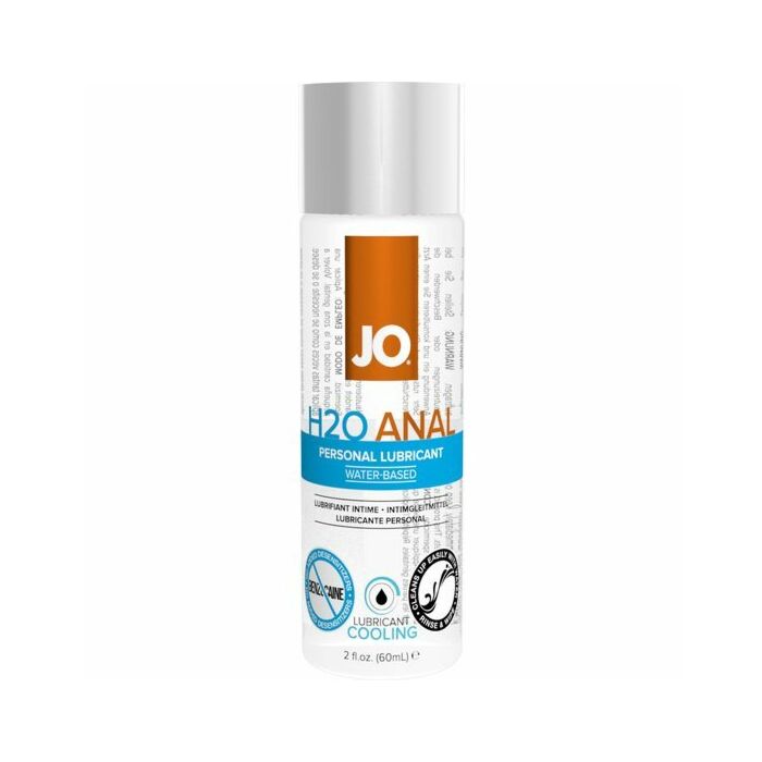 Jo effet de base de lubrifiant anal 75 ml d'eau froide