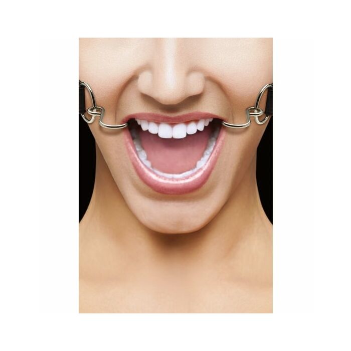 Ouch gag noir gag crochet