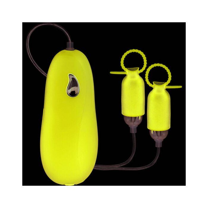 Pinces à seins avec vibrateur violet