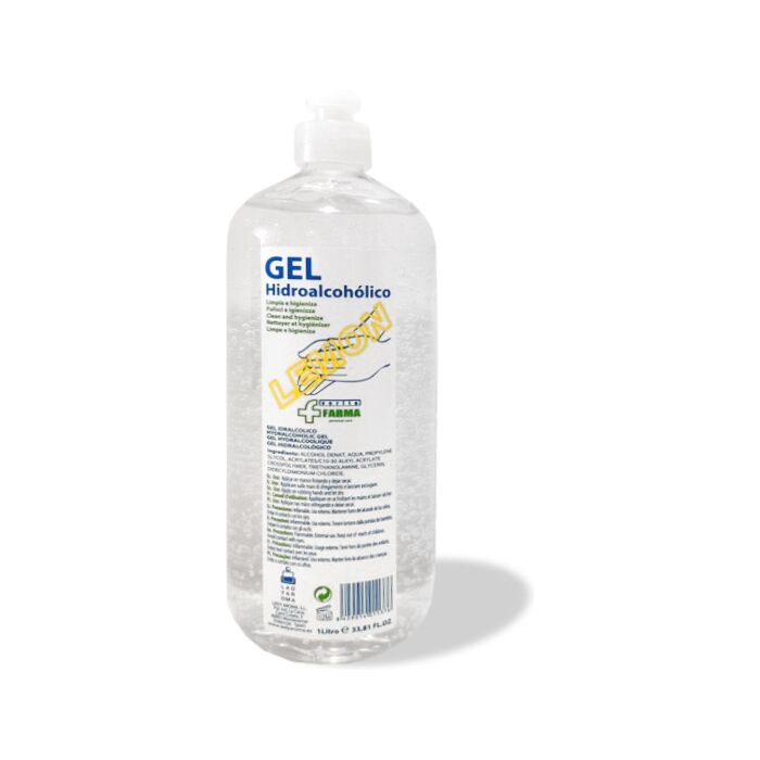 Gel de citron hydroalcoolique 1 litre