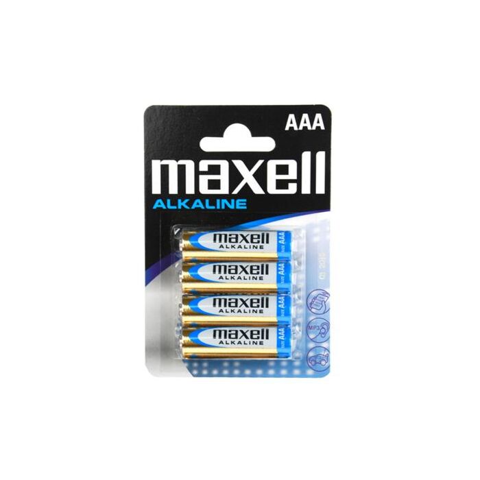 Blister 4 Piles AAA Maxell Alcalines