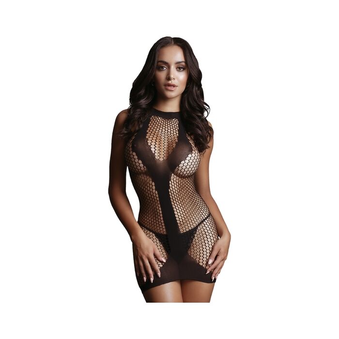 Robe Sensuelle en Maille Noire
