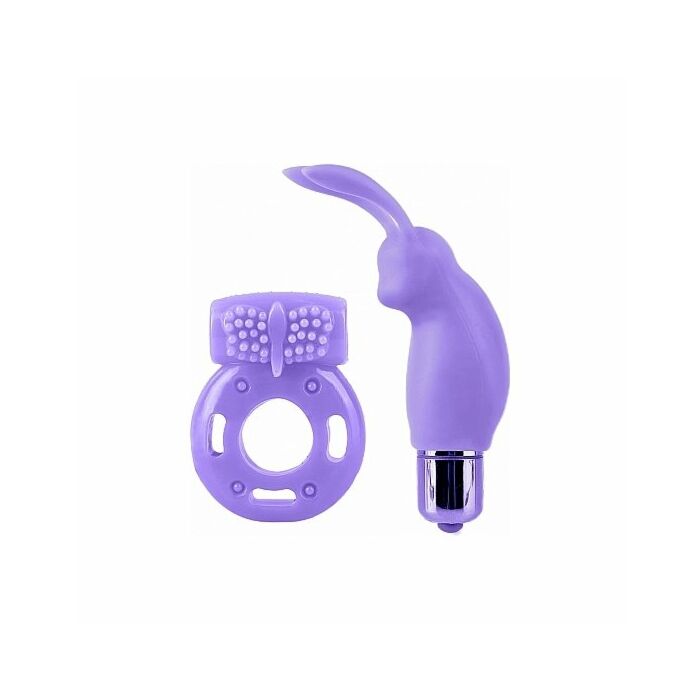 Kit de vibradores para parejas - morado