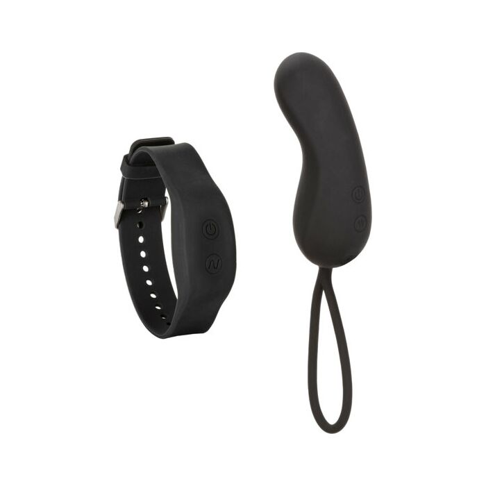 Balle en silicone avec télécommande - noir