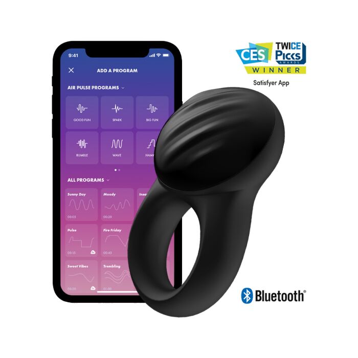 Chevalière Satisfyer - Anneau vibrant avec application