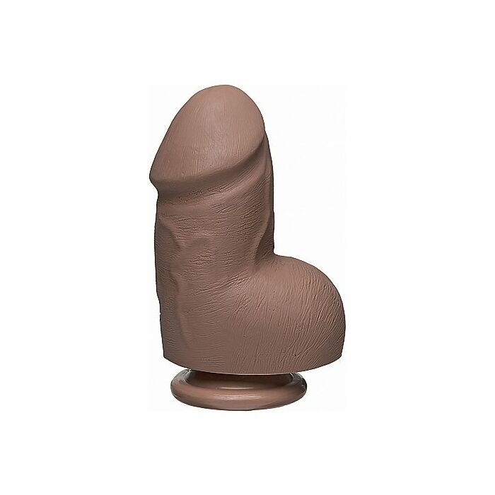 Fat d - pene realístico firmskyn 15,7cm - caramelo