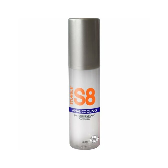 S8 lubricante anal base de agua efecto frío 50ml