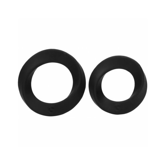 anneaux de pénis noir deux tailles