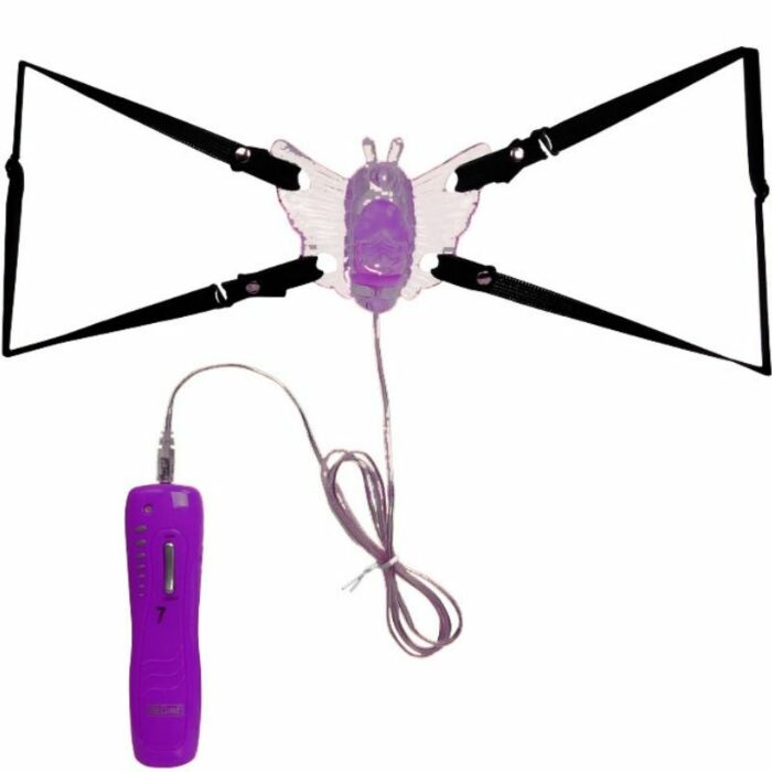 Baile strap on butterlfy mini con vibracion lila