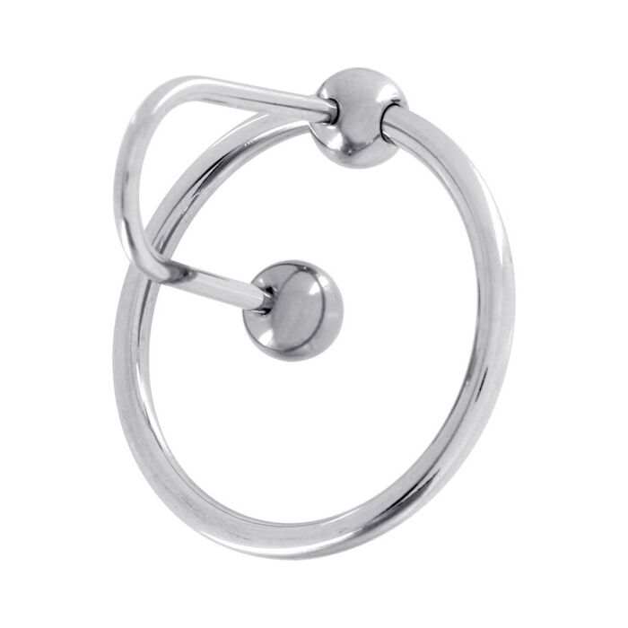 Bague Spermstopper en acier - 30 mm - argent