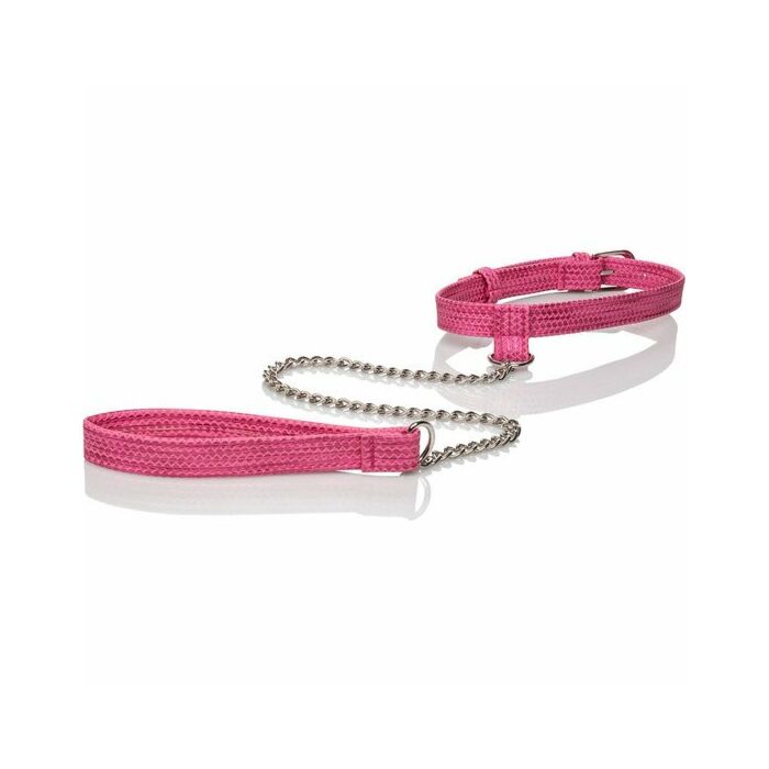 Tickle me collar rosa con cadena
