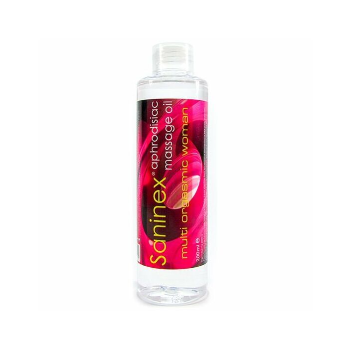 Saninex femme multiorgasmic 200ml d'huile aphrodisiaque