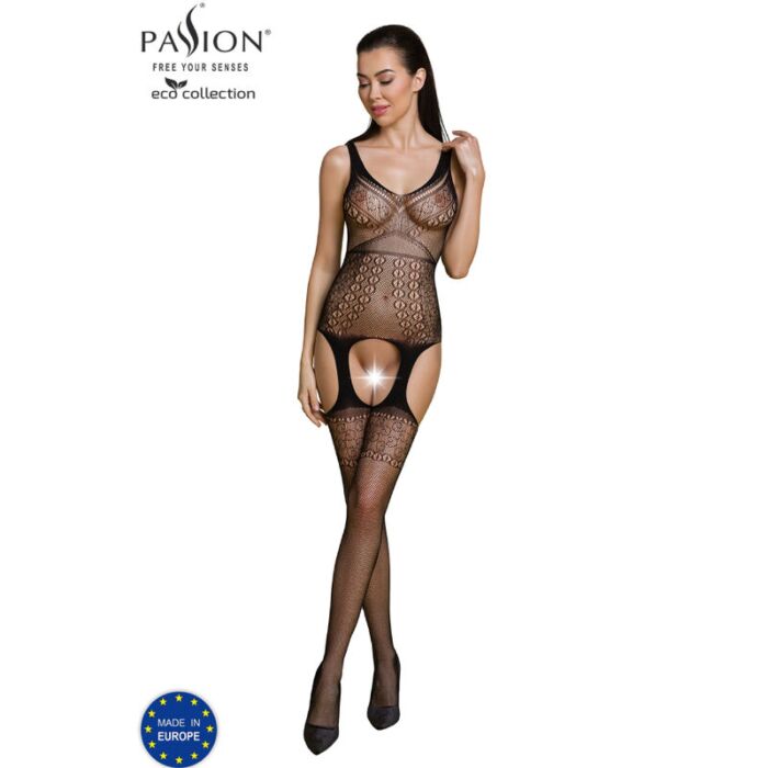 Combinaison Bodystocking Eco Passion Noir