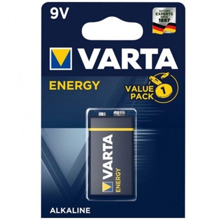 Pile alcaline Varta 9V - MaxEnergie