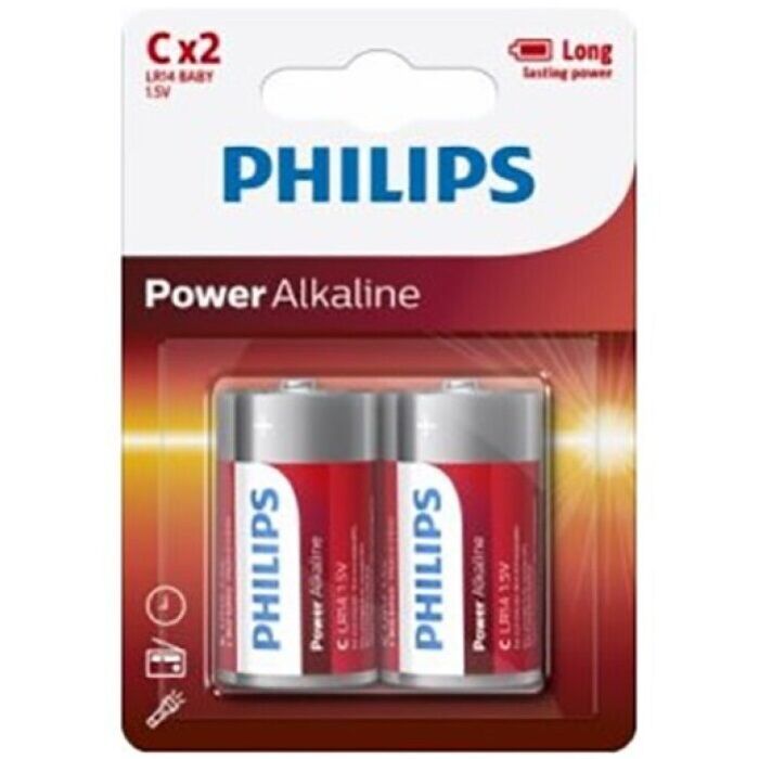 Pack Double Énergie Alcaline Philips LR14