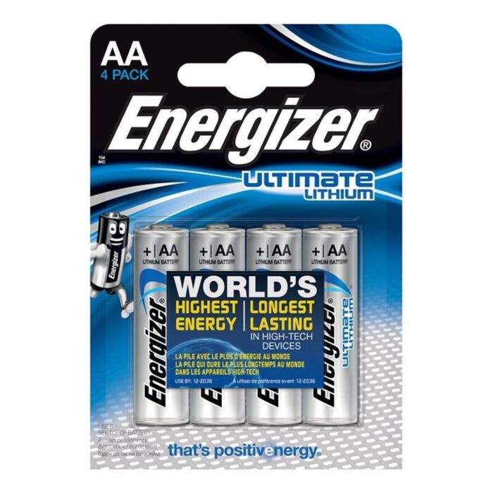 Piles Energizer Ultimate AA 1,5V (Blister de 4)
