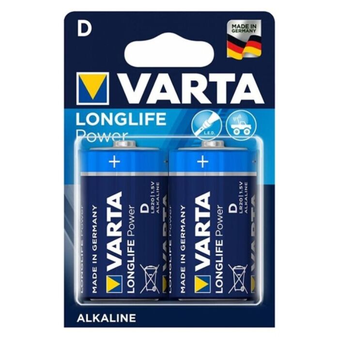 Pile alcaline Varta Longlife LR20 - Pack double