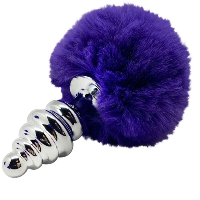 Plug Spirale Dark Violet - Plaisir Anal