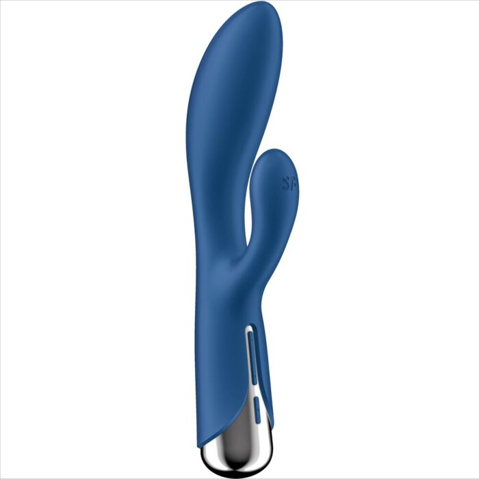 Rabbit SpinGasm - Stimulateur Clitoris et Point G Bleu