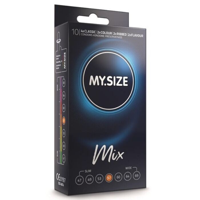 Pack Mix MySize 57mm - 10 préservatifs