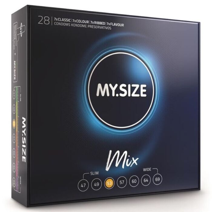 Pack Mix Préservatifs MySize 53mm - 28 unités