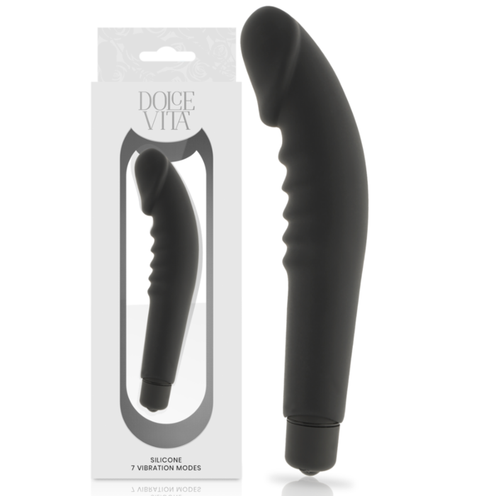 Vibromasseur Réaliste Noir Plaisir Dolce