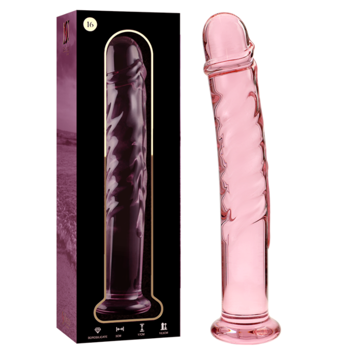Dildo en Cristal Rosa Nebula