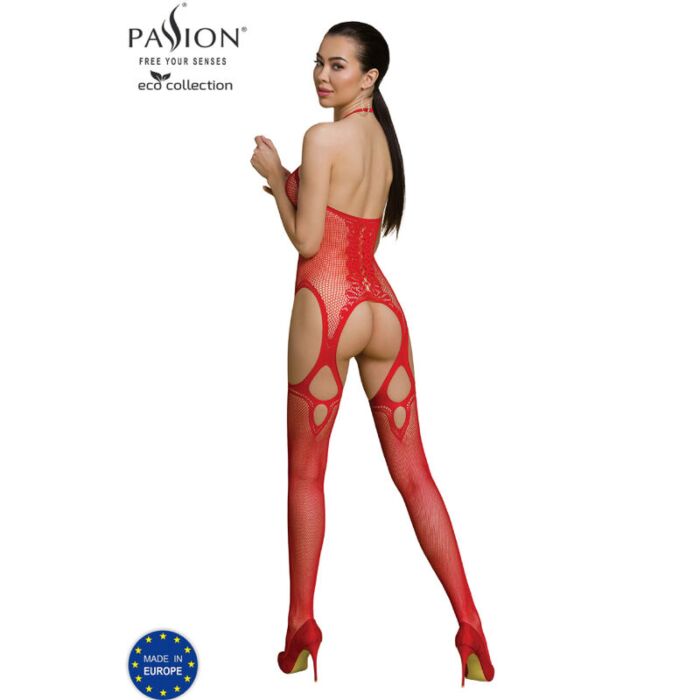 Combinaison Bodystocking Eco Passion Rouge