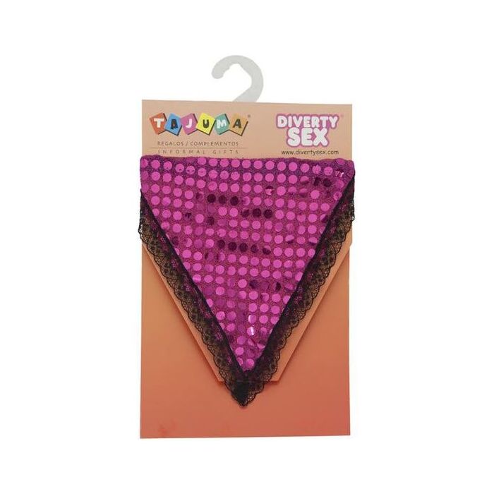 String luisant rose vif