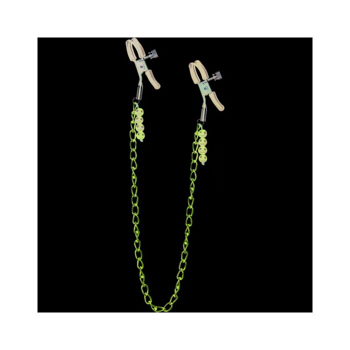 mamelon Violet pinces avec la chaîne