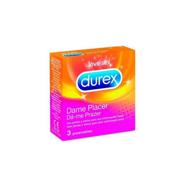 Durex me donner du plaisir 3 pcs