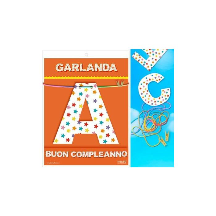 Guirnalda buon compleanno (cartulina 220gr)