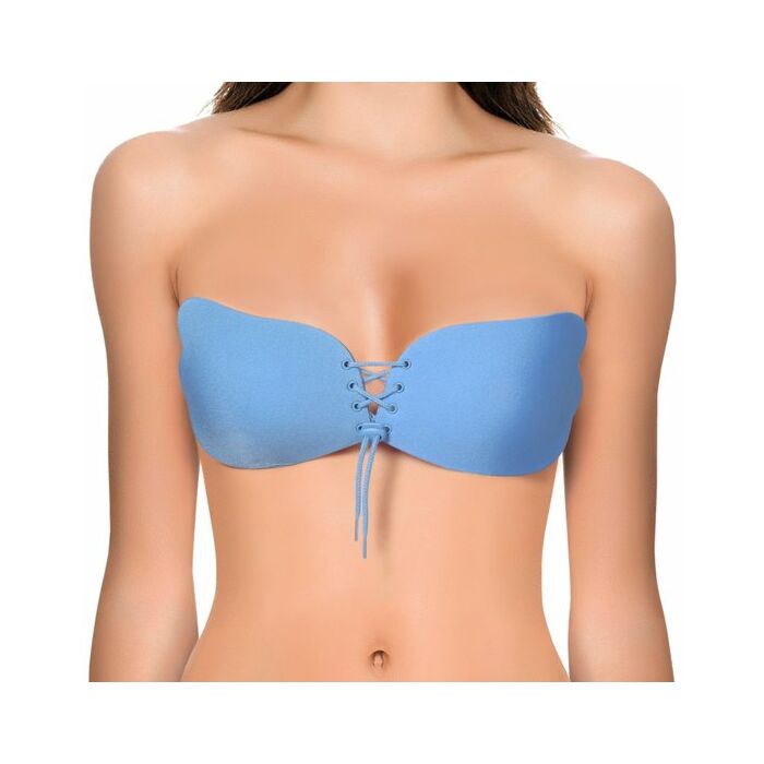 Invisible bra strapless liso autoadhesivo - color azul