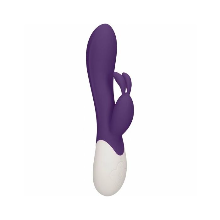 Flame - vibrador conejito con calor - morado
