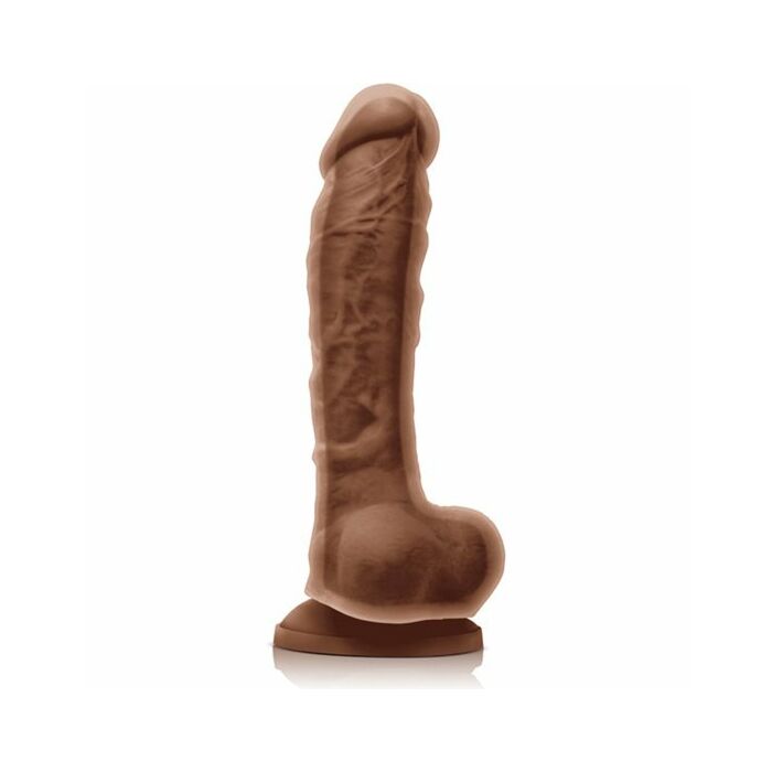Colours dual density pene silicona 24cm - caramelo