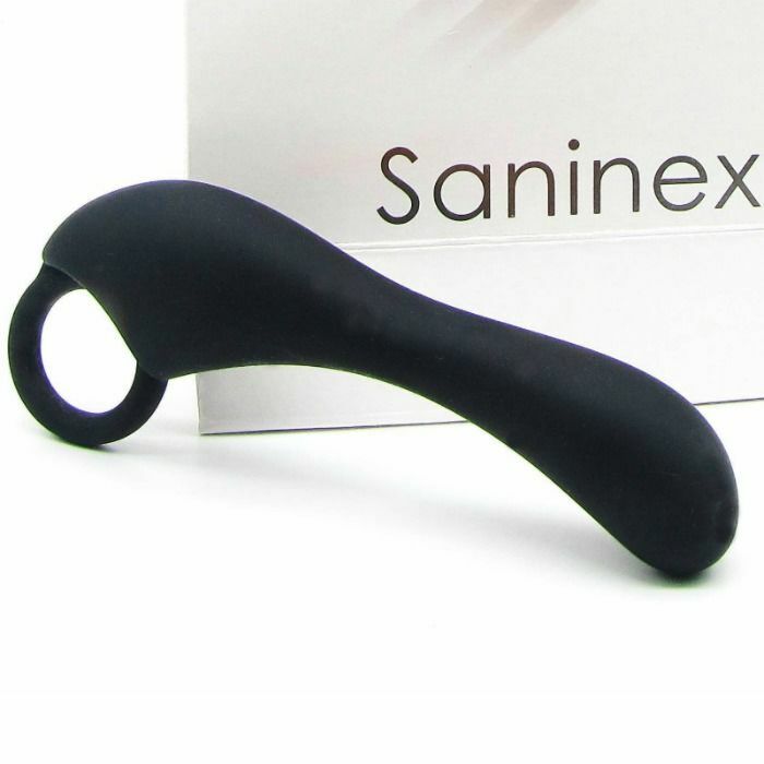 Saninex orgasmique anal stimulateur sexuel couleur recto verso noir