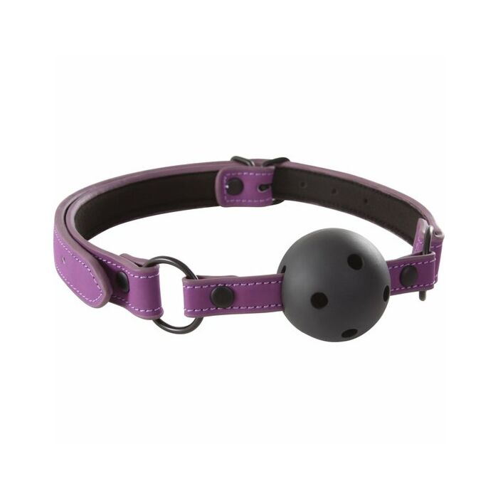 Lust bondage mordaza con bola - morado