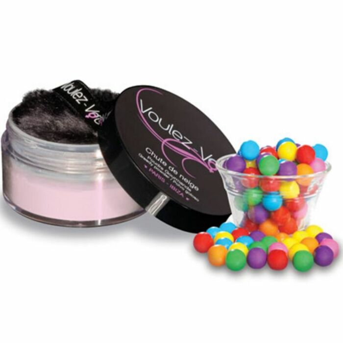 Voulez-vous polvos comestibles sabor chicle