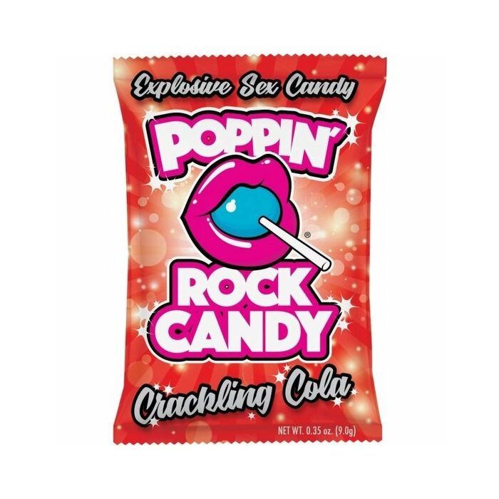 Popping rock cola candy