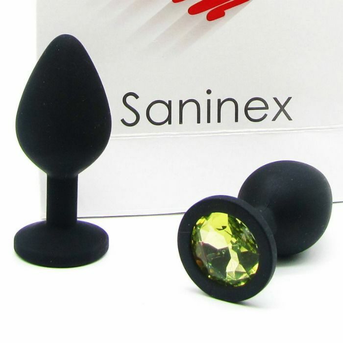 Saninex intense orgasmique anal sex bouchon de couleur noire,