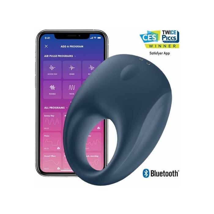 Satisfyer Strong One - Anneau vibrant avec application