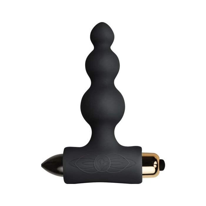 Petite sensations bubbles plug vibrador negro