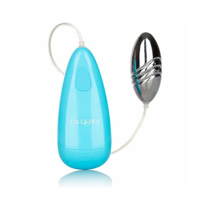 Bala vibradora con mando y waterproof - azul